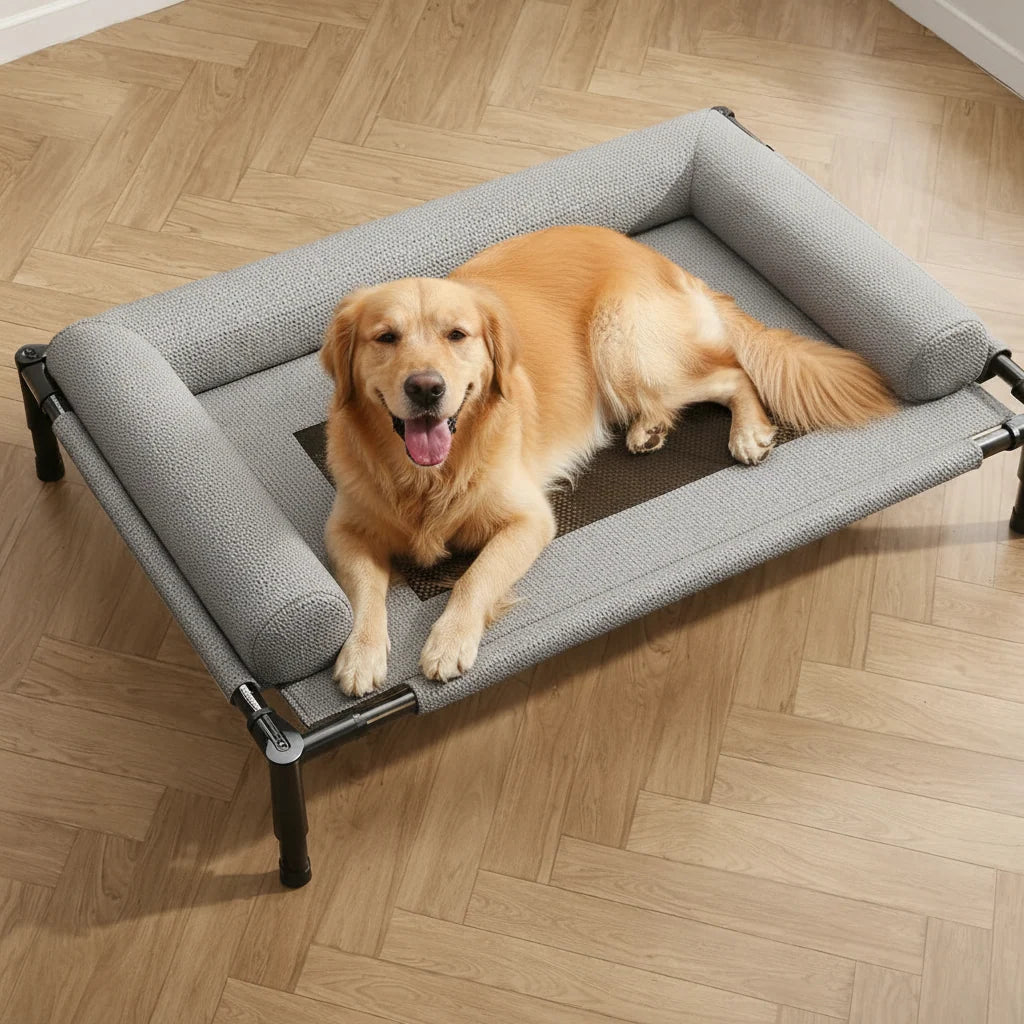 Dog Bed | Elevated & Breathable Mesh | Indoor & Outdoor Use
