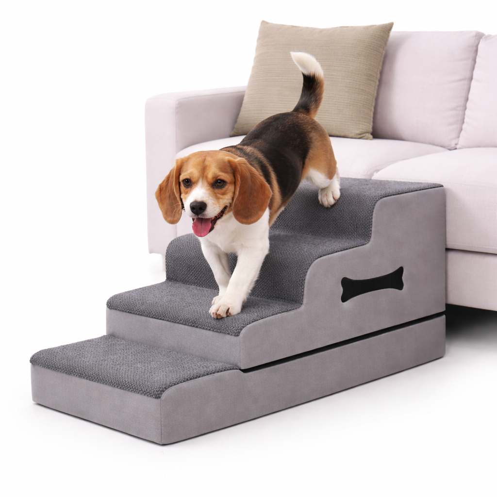 Dog Stairs | Orthopedic Support & Non-Slip | Modular Design