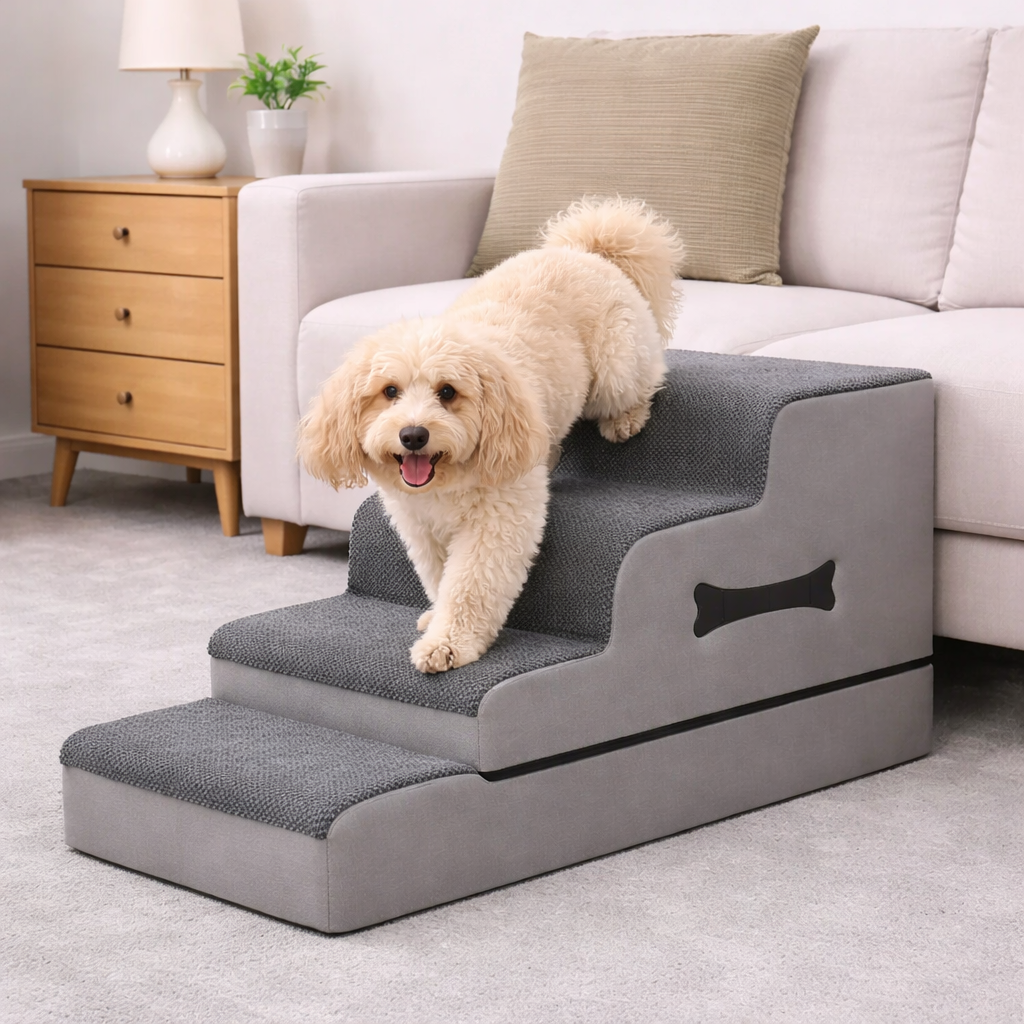 Dog Stairs | Orthopedic Support & Non-Slip | Modular Design