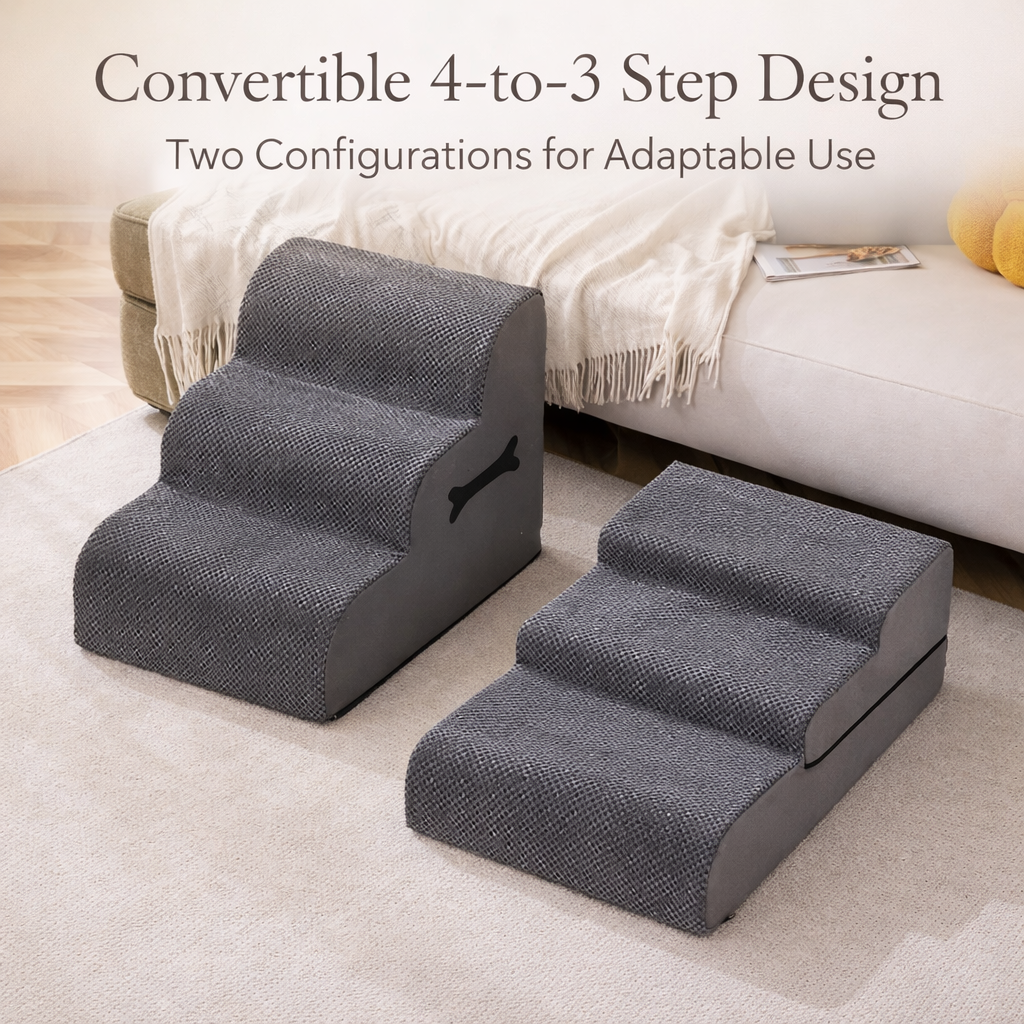 Dog Stairs | Orthopedic Support & Non-Slip | Modular Design