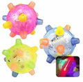 Dog Toy | Interactive Jumping LED & Sound | Food-Grade Rubber