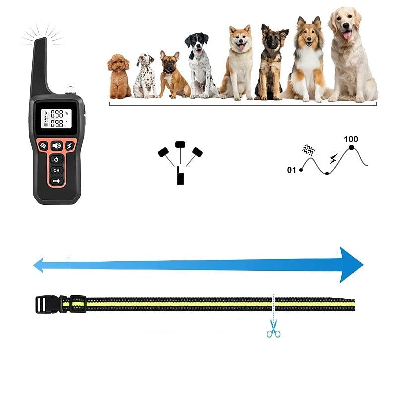 Dog Training Collar | Waterproof & Rechargeable | 1000m Range