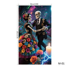 Door Cover | Festive Christmas Design | Weather-Resistant