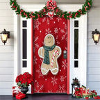 Door Cover | Festive Christmas Design | Weather-Resistant