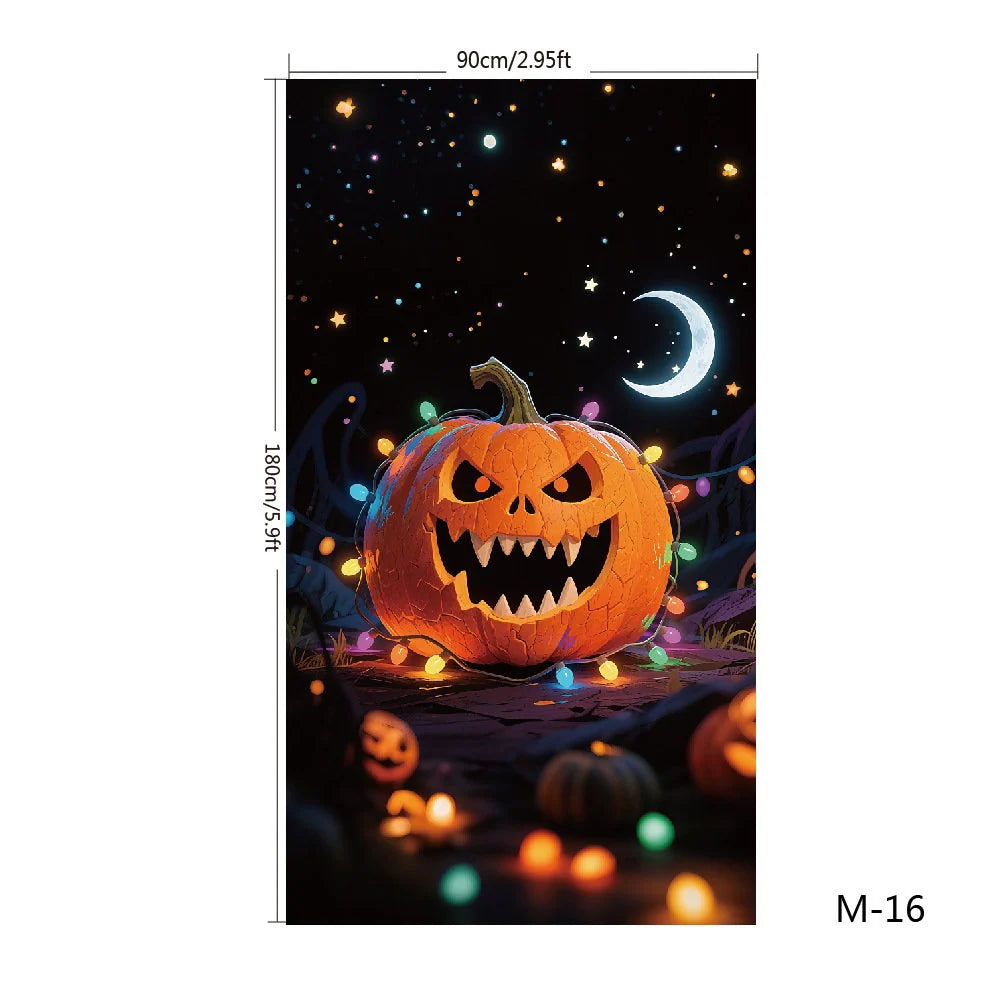 Door Cover | Festive Christmas Design | Weather-Resistant