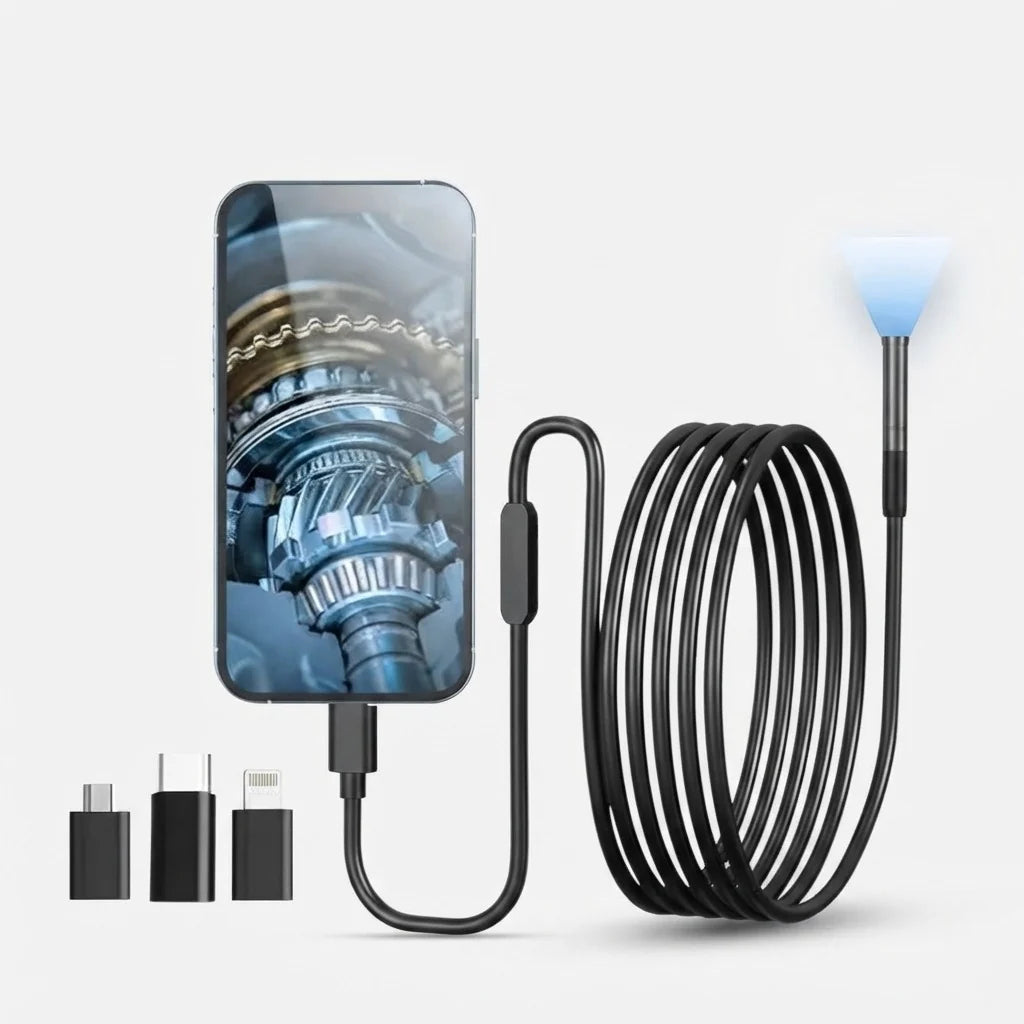 Endoscope Camera | Plug-And-Play HD & Waterproof | 5 m Cable