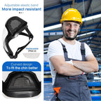 Face Shield | Anti-Fog Polycarbonate Visor & Soft Silicone Frame