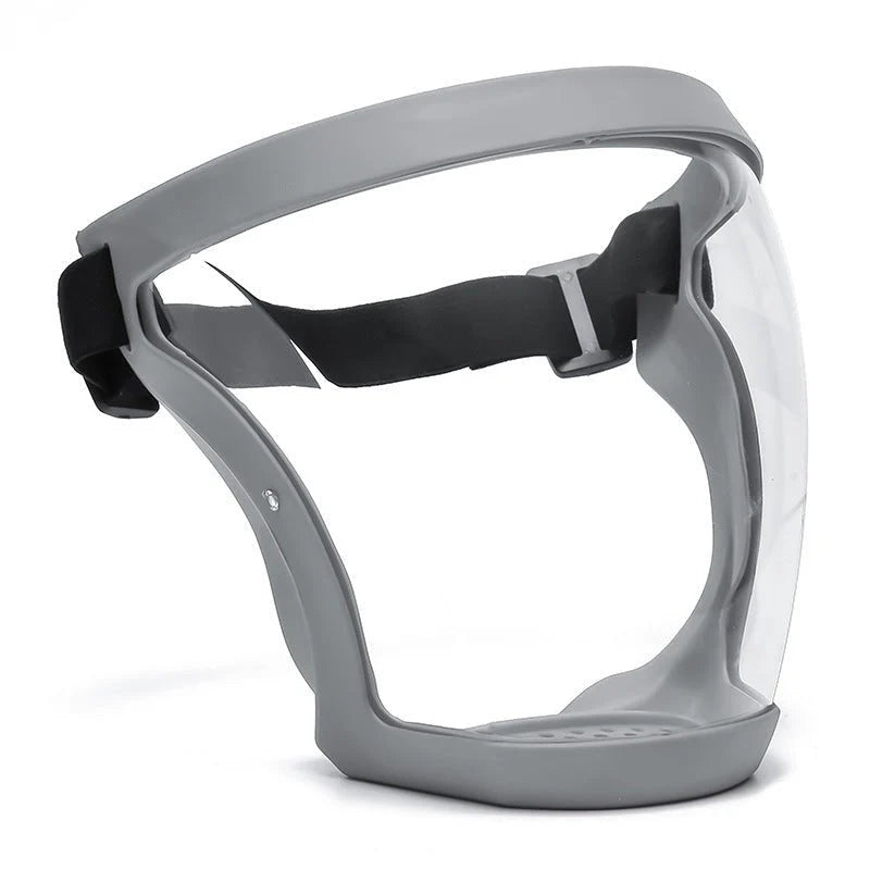 Face Shield | Anti-Fog Polycarbonate Visor & Soft Silicone Frame