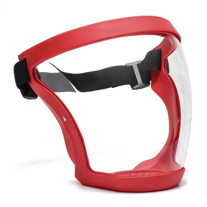 Face Shield | Anti-Fog Polycarbonate Visor & Soft Silicone Frame