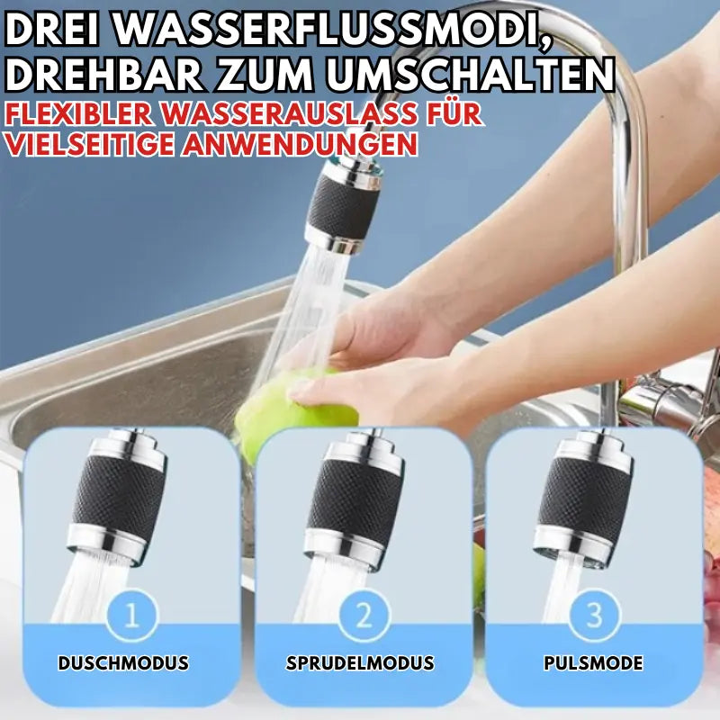 Faucet Attachment | 360° Rotating Anti-Splash | Universal Fit