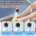 Faucet Attachment | 360° Rotating Anti-Splash | Universal Fit
