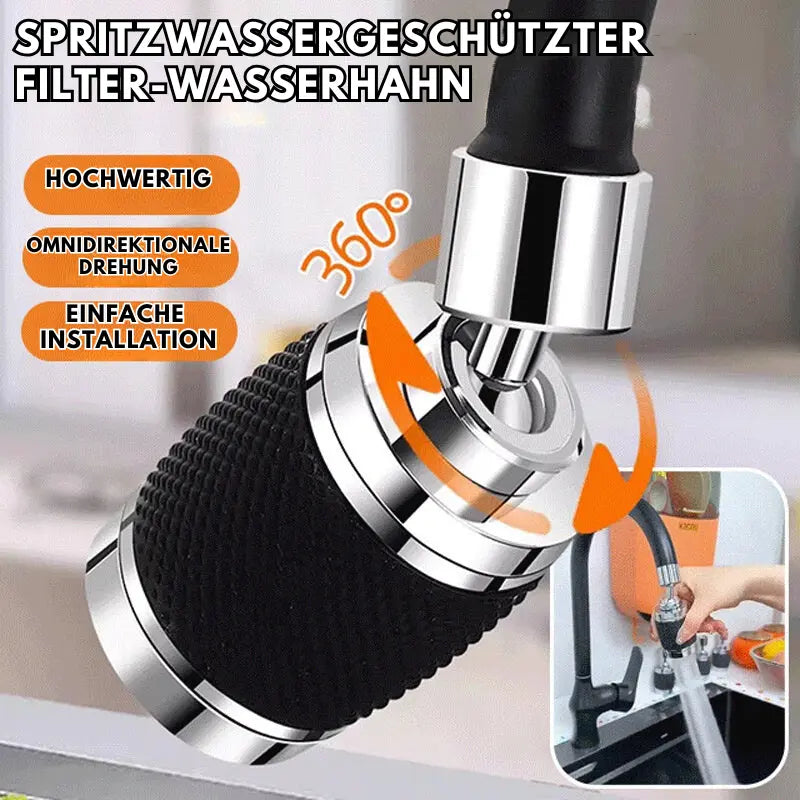 Faucet Attachment | 360° Rotating Anti-Splash | Universal Fit