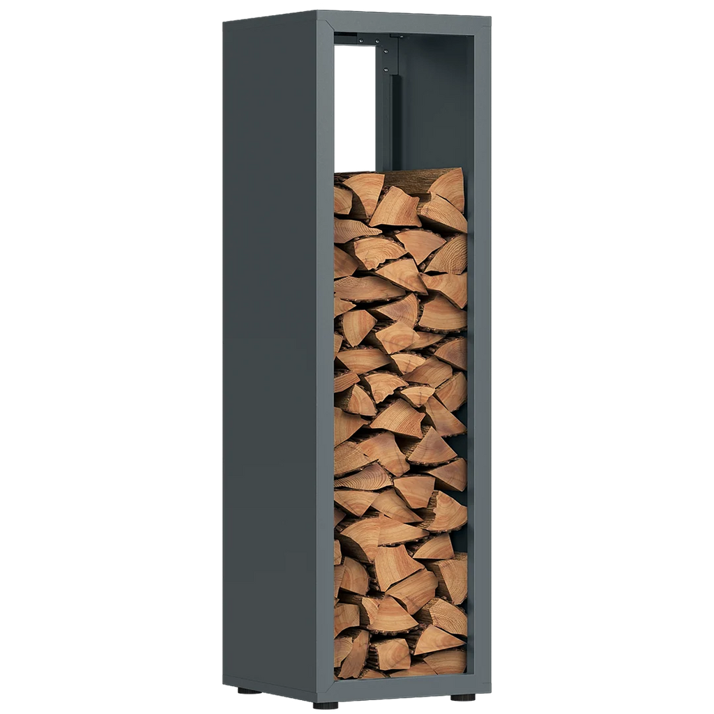 Firewood Rack | Galvanized Steel & Weather-Resistant | Adjustable Feet