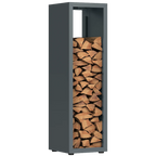 Firewood Rack | Galvanized Steel & Weather-Resistant | Adjustable Feet