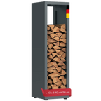 Firewood Rack | Galvanized Steel & Weather-Resistant | Adjustable Feet