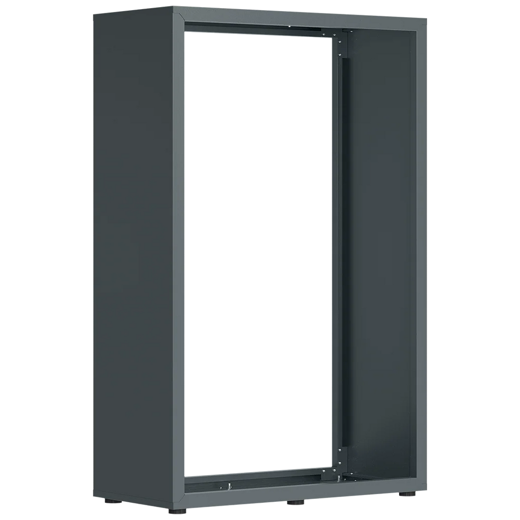 Firewood Rack | Galvanized Steel & Weather-Resistant | Adjustable Feet