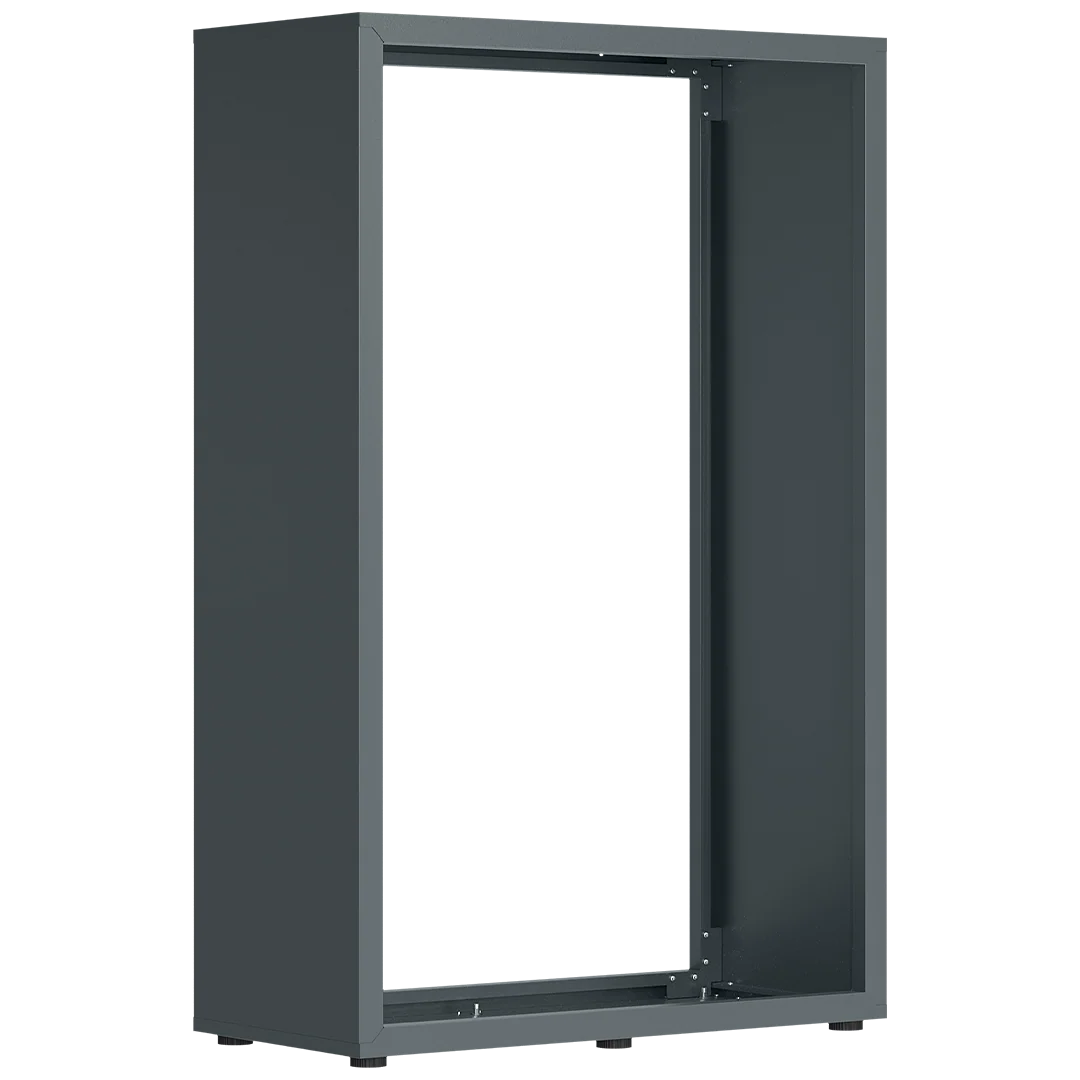 Firewood Rack | Galvanized Steel & Weather-Resistant | Adjustable Feet