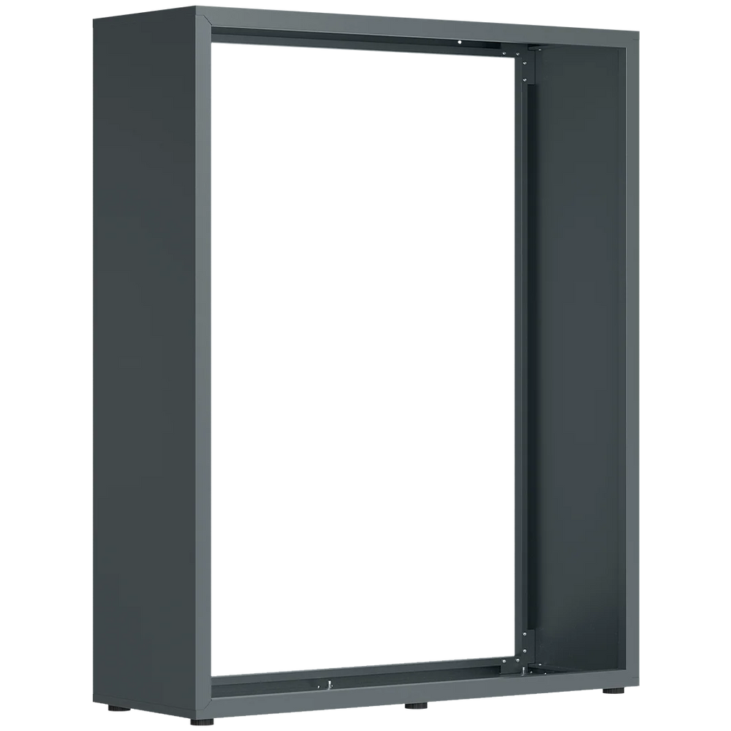 Firewood Rack | Galvanized Steel & Weather-Resistant | Adjustable Feet
