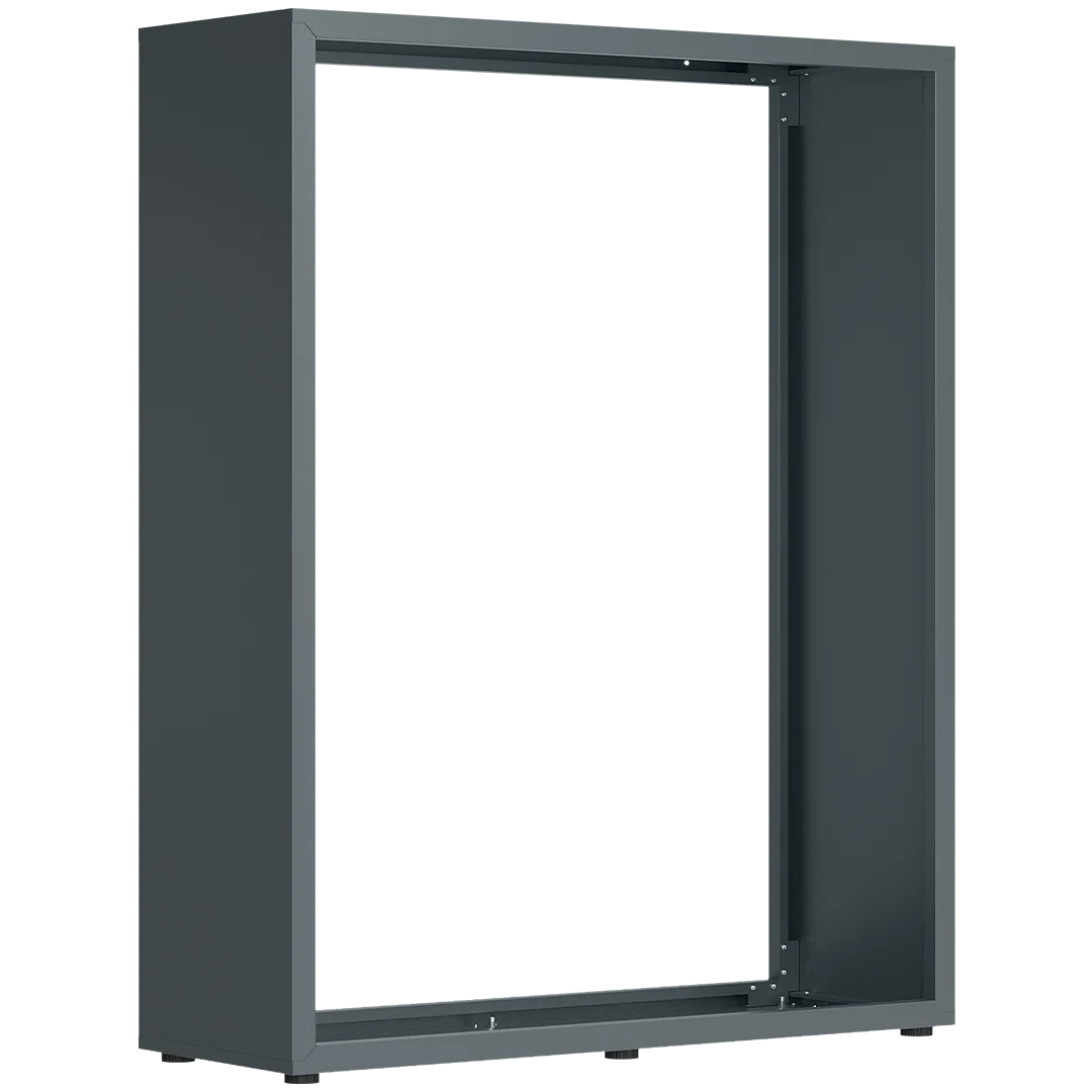 Firewood Rack | Galvanized Steel & Weather-Resistant | Adjustable Feet