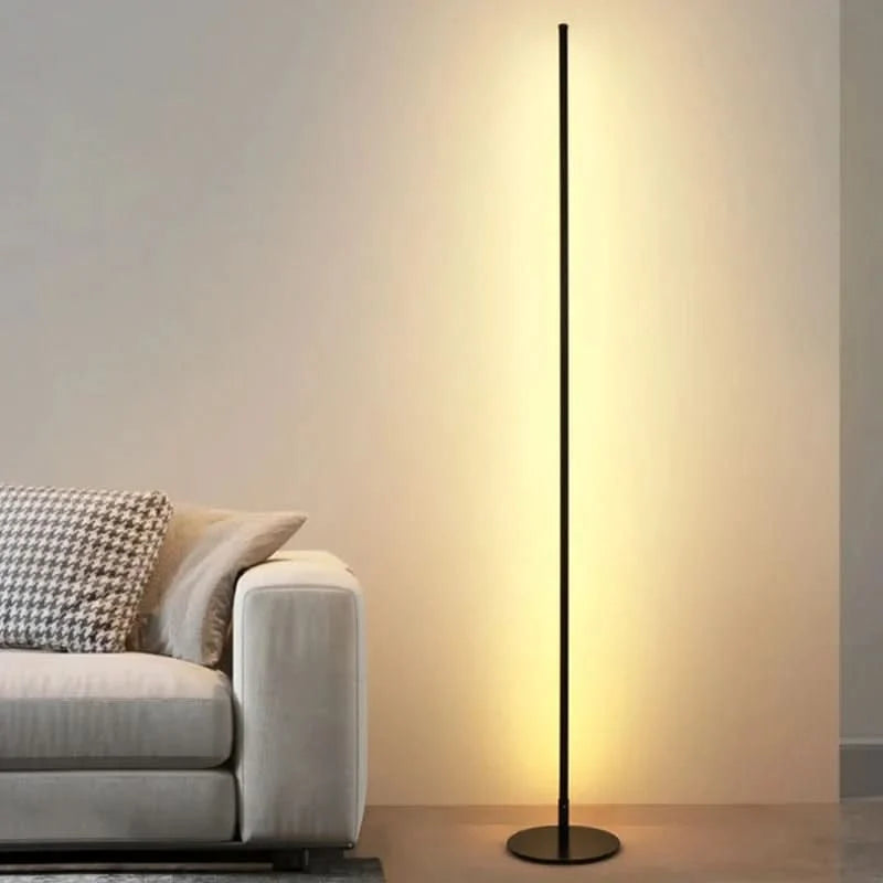 Floor Lamp | Dimmable Warm White LED & Slim Metal Design