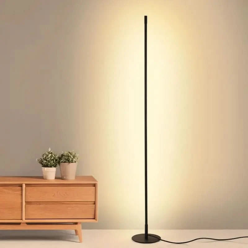 Floor Lamp | Dimmable Warm White LED & Slim Metal Design
