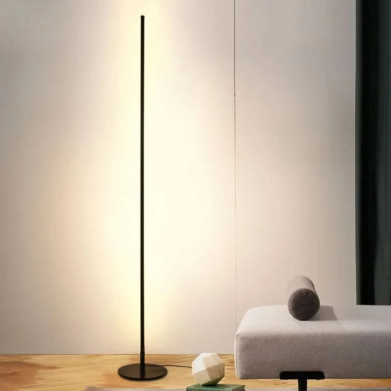 Floor Lamp | Dimmable Warm White LED & Slim Metal Design