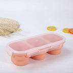 Food Storage Container | Collapsible Silicone Airtight | Microwave & Freezer Safe