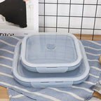Food Storage Container | Collapsible Silicone Airtight | Microwave & Freezer Safe