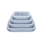 Food Storage Container | Collapsible Silicone Airtight | Microwave & Freezer Safe