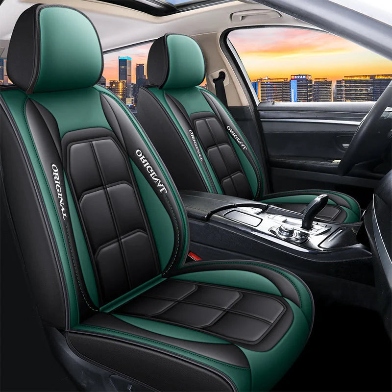 Front Seat Covers | PU Leather & Easy-Clean | Universal Fit, 2-Piece Set
