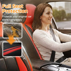 Front Seat Covers | PU Leather & Easy-Clean | Universal Fit, 2-Piece Set