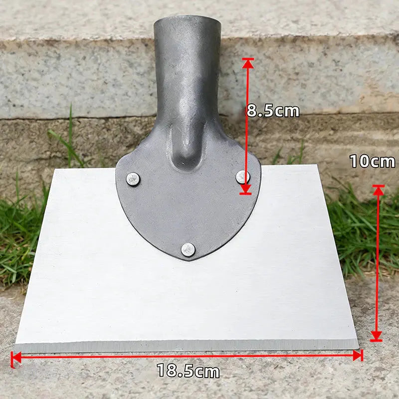 Garden Hoe & Scraper | Manganese Steel Blade | Wooden Handle