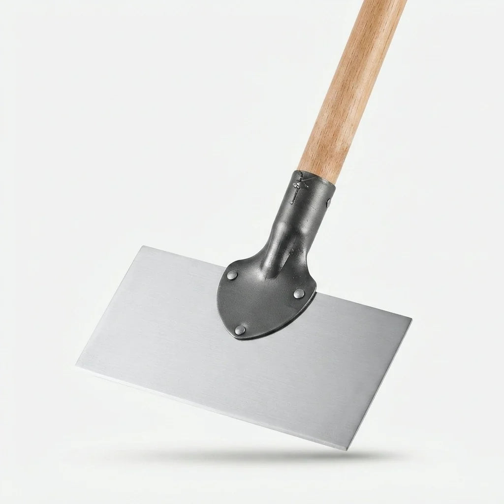 Garden Hoe & Scraper | Manganese Steel Blade | Wooden Handle