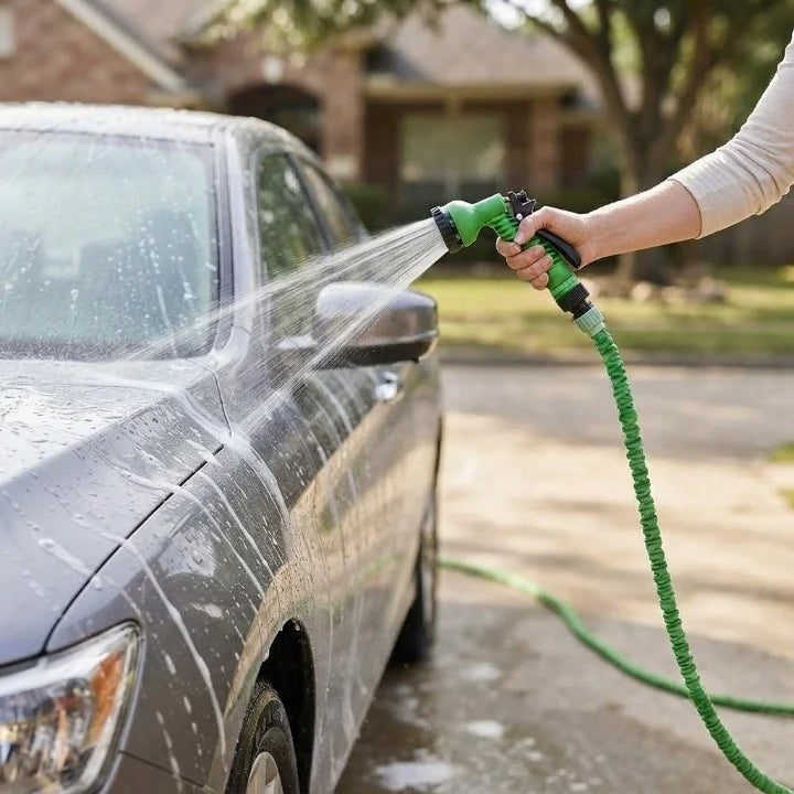 Garden Hose | Expandable 3x & 7-Function Spray Gun