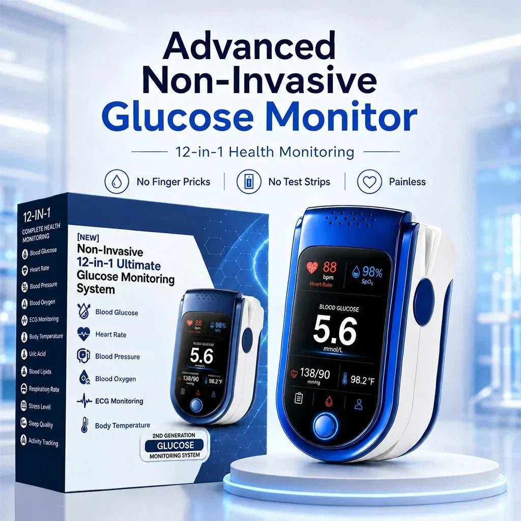 Glucose Monitor | Non-Invasive & Pain-Free | Daily Health Tracking