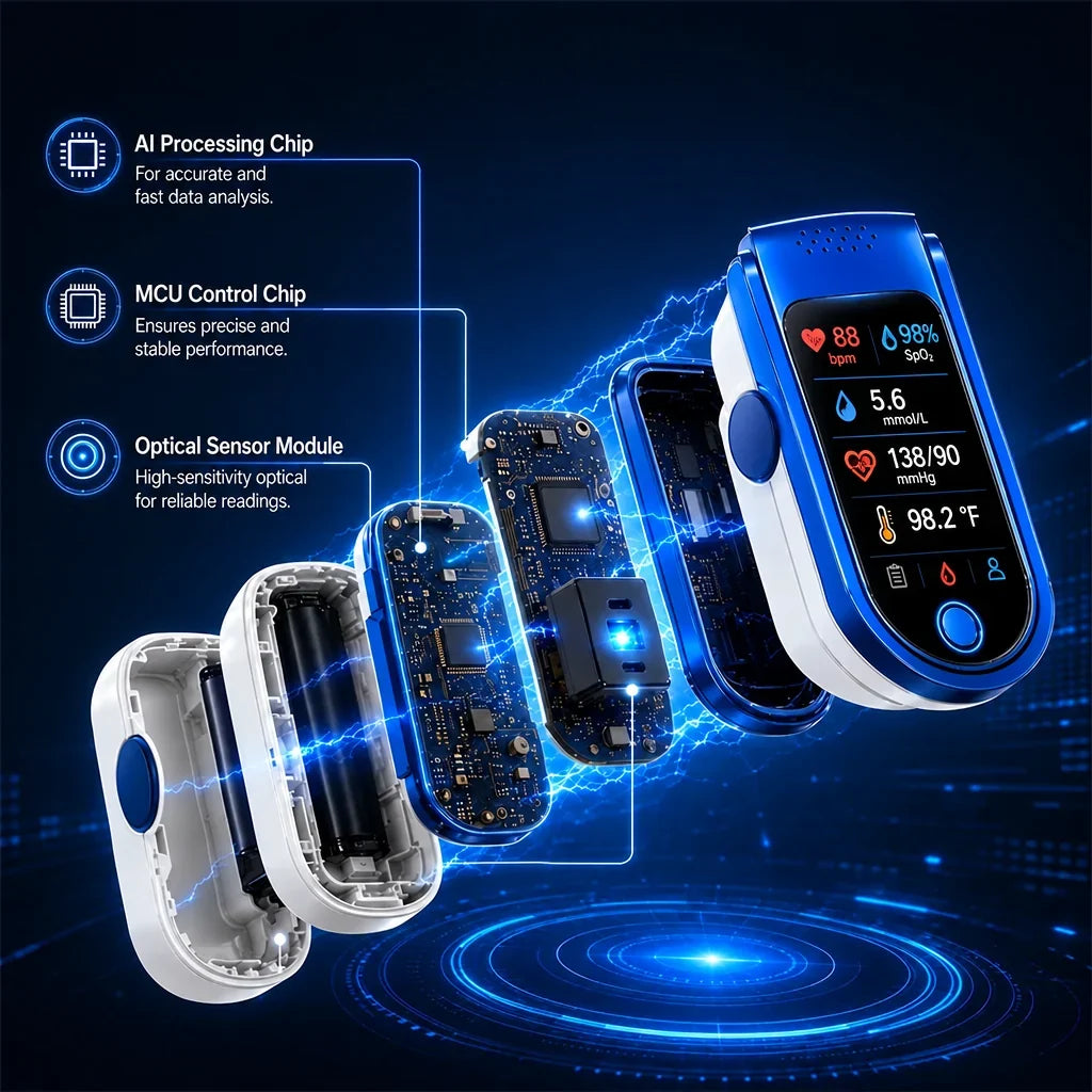 Glucose Monitor | Non-Invasive & Pain-Free | Daily Health Tracking
