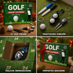 Golf Advent Calendar | Golf Accessories & Gift-Ready Box | 24 Doors