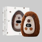 Hand Warmer | USB Rechargeable & Fluffy Animal Design | Digital Display