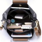 Handbag | Genuine Leather & Convertible Strap | 22 x 12 x 27 cm