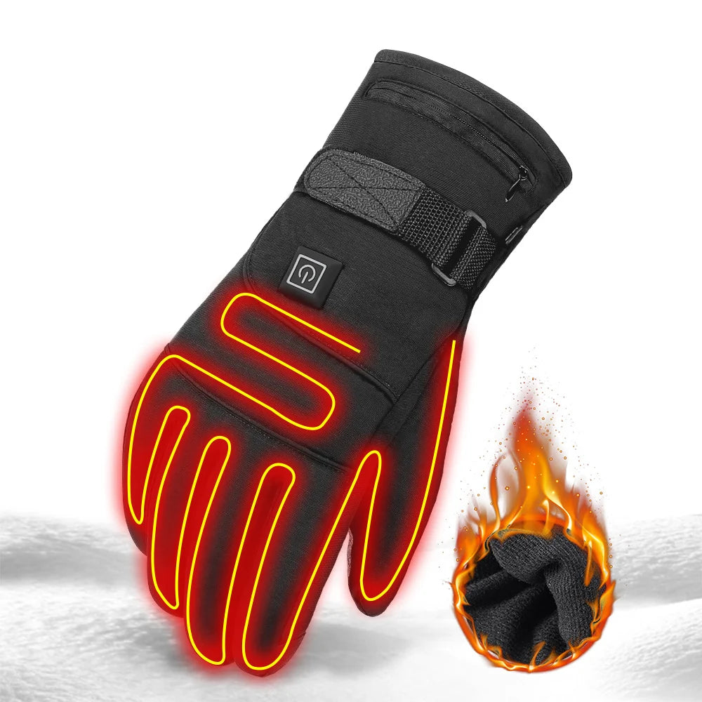 Heated Gloves | Waterproof & Touchscreen | Thermostat-Controlled