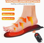 Heated Insoles | Rechargeable & Remote-Controlled | 3 Heat Settings