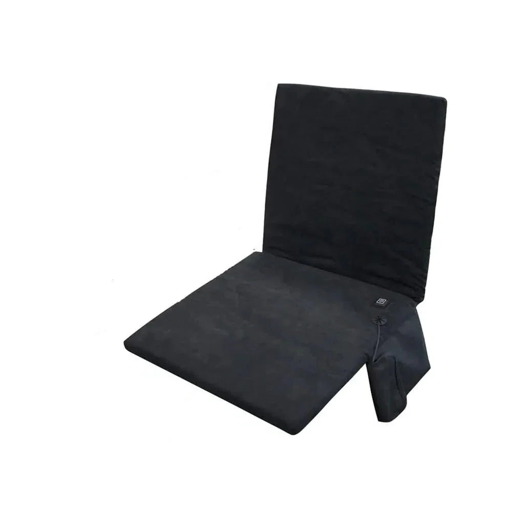 Heated Seat Cushion | USB-Powered, Three Heat Settings & Backrest | Foldable