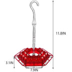 Hummingbird Feeder | Ant-Proof UV-Resistant Polycarbonate | 30 Feeding Ports