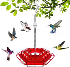 Hummingbird Feeder | Ant-Proof UV-Resistant Polycarbonate | 30 Feeding Ports