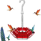 Hummingbird Feeder | Ant-Proof UV-Resistant Polycarbonate | 30 Feeding Ports