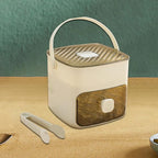 Ice Cube Tray | Push-Button Release & Hygienic Covered Compartment | 48 Cubes