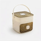 Ice Cube Tray | Push-Button Release & Hygienic Covered Compartment | 48 Cubes