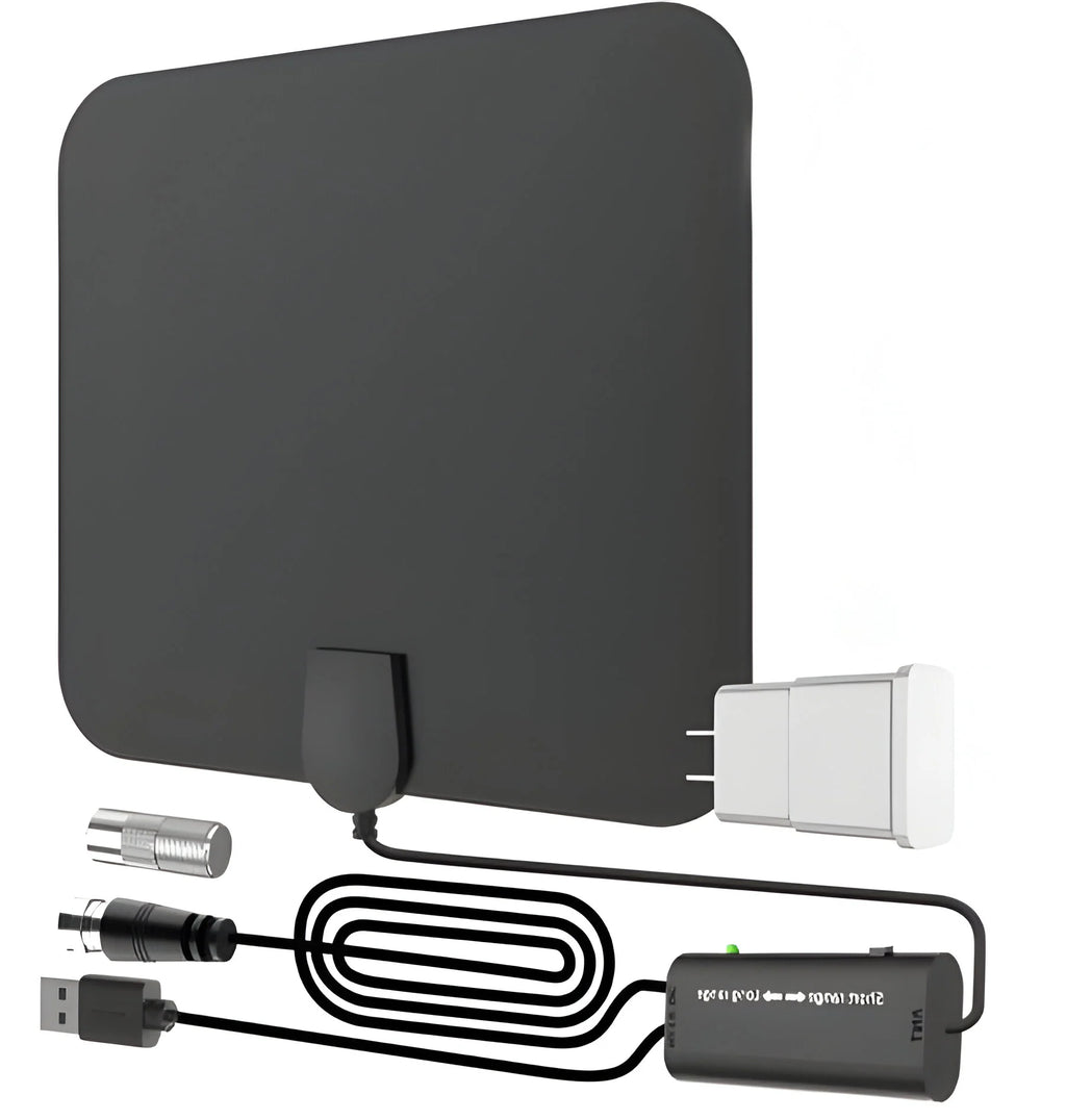 Indoor HDTV Antenna | 300-Mile Range & 37dB Amplifier | With 10ft Cable