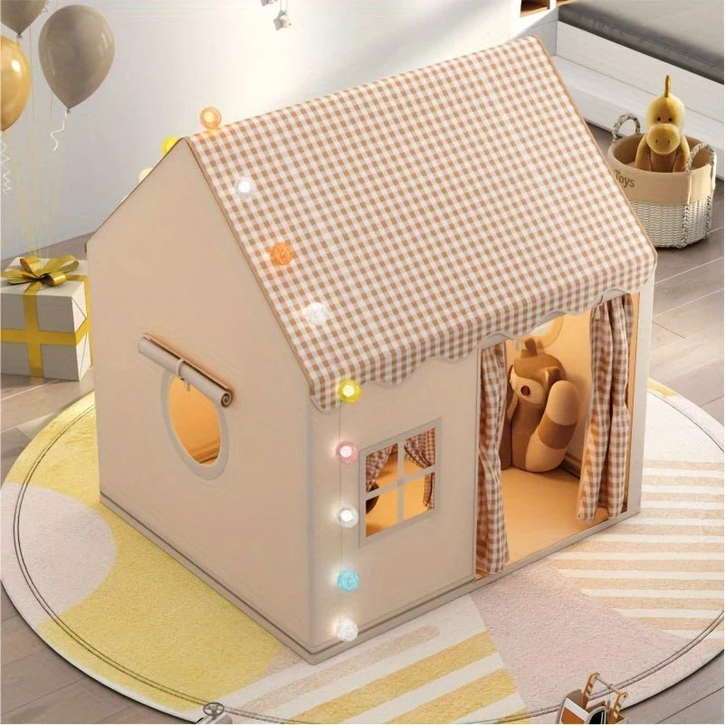 Indoor Play Tent | Soft Breathable Fabric | Foldable & Space-Saving