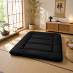 Japanese Floor Mattress | Quilted & Foldable | 3–4 Inches Thick